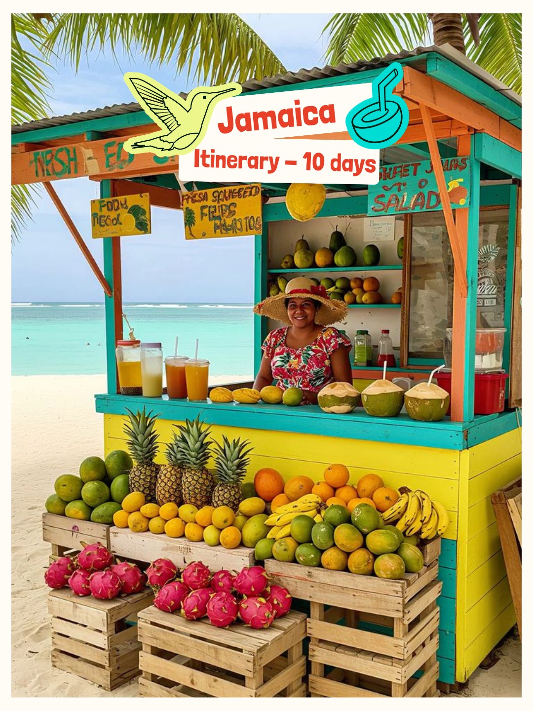 🇯🇲 Dreaming of turquoise waters, reggae vibes, lush waterfalls, and endless tropical adventures?

Jamaica is an island