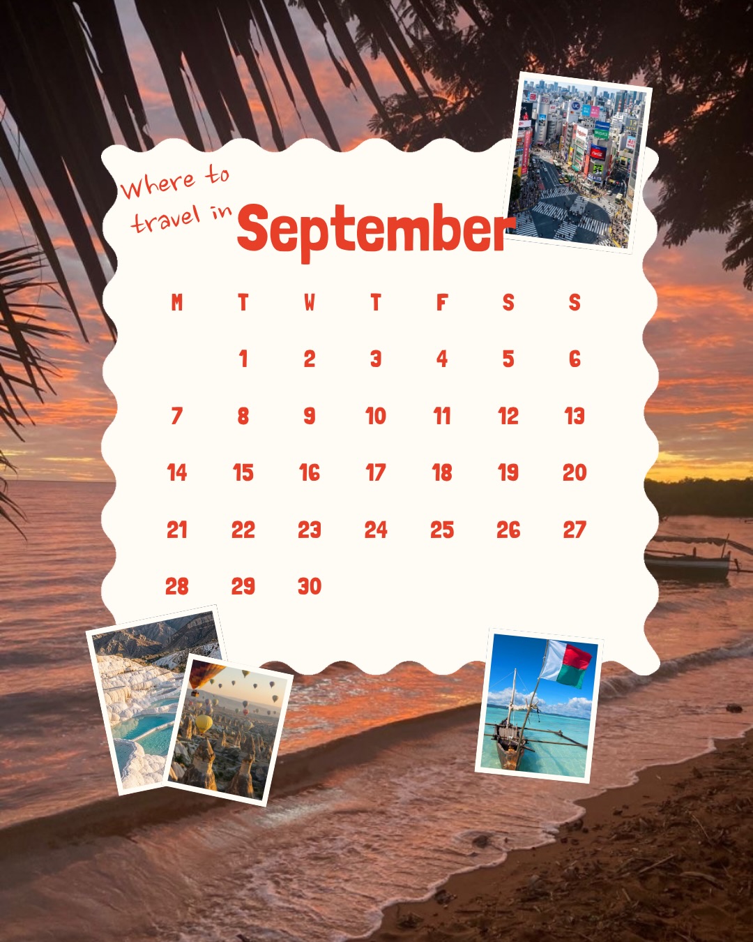 September is one of the best months to travel: pleasant temperatures, fewer crowds, and unforgettable experiences. ✨

He